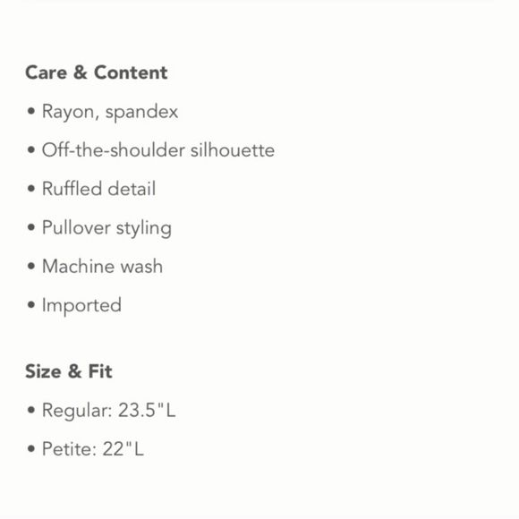 Postmark Cassandra Off The Shoulder Top NWT Large - Picture 7 of 11